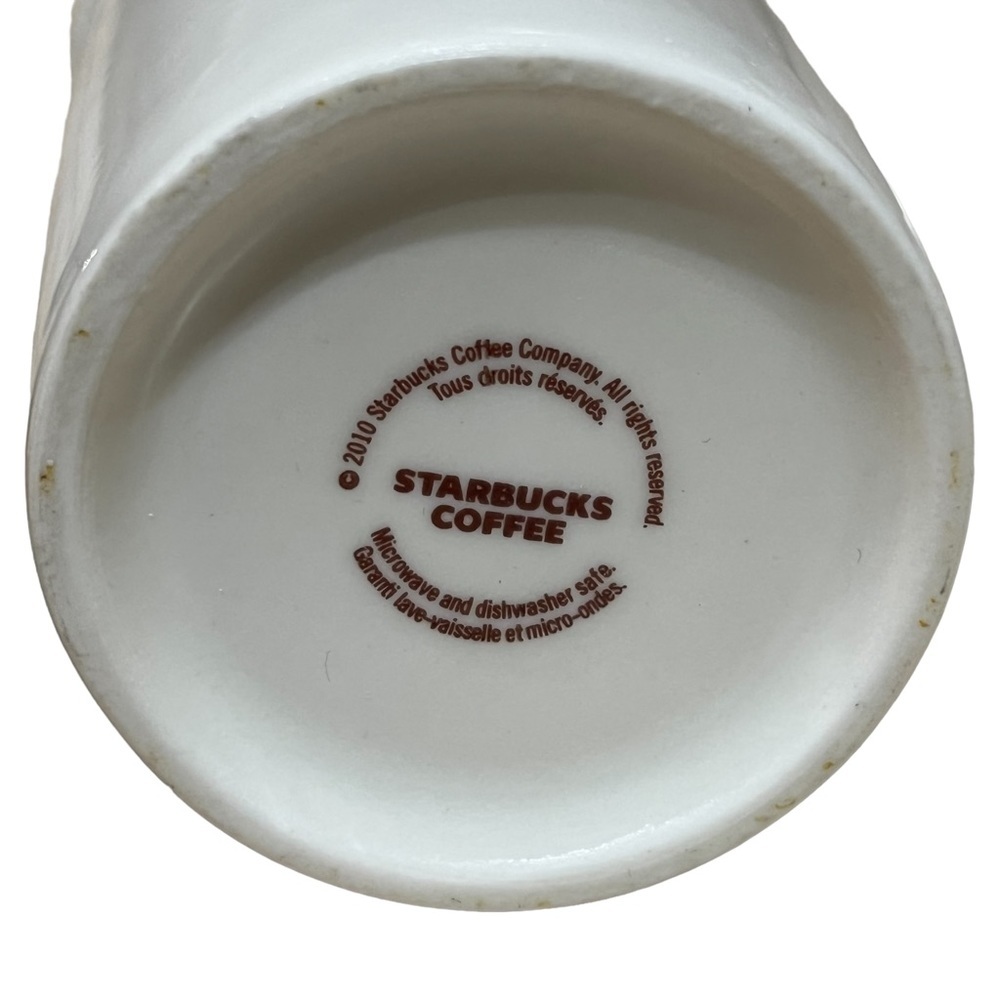 Starbucks 2010 Tall 12 ounces Ceramic Coffee Mug - Picture 4 of 4